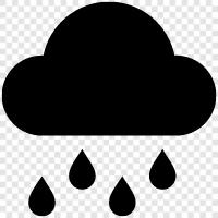 rain, clouds, atmospheric, weather icon svg