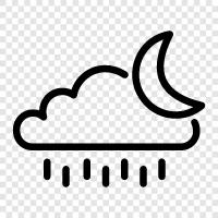 rain, dark, atmospheric, lonely icon svg