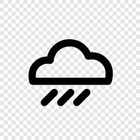 rain, cloud, overcast, skies icon svg