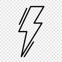 rain, lightning, thunder, weather icon svg