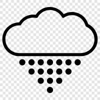 rain, clouds, thunderstorm, weather icon svg