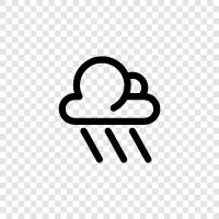 rainbows, umbrellas, thunderstorms, thunder icon svg