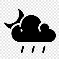 rainbows, thunderstorms, clouds, precipitation icon svg