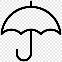 Regenmantel, Regenschutz, wasserdicht, Mantel symbol