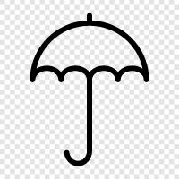 raincoat, protection, shelter, Umbrella icon svg