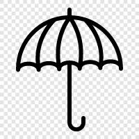 raincoat, rain gear, rain protection, Umbrella icon svg