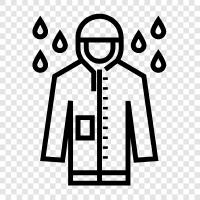 Raincoat for men, Raincoat for women, Raincoat for kids, Raincoat icon svg