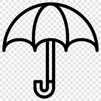 yağmurluk, koruma, yağmur, ıslak hava ikon svg