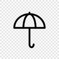 Regenmantel, Mantel, Regen, Wetter symbol