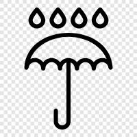 yağmurluk, koruma, örtü, Umbrella ikon svg