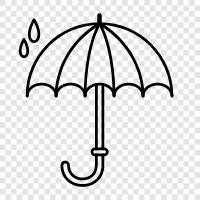 raincoat, rain protection, waterproof, windproof icon svg