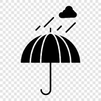 raincoat, rain gear, protection, weather icon svg