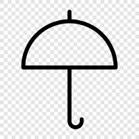 yağmurluk, koruma, yağmur, su geçirmez ikon svg