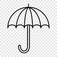 raincoat, rain, protection, Umbrella icon svg