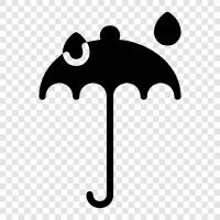 raincoat, protection from the rain, waterproof, rain protection icon svg