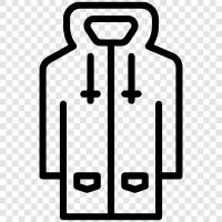 raincoat, raincoats, coat, jackets icon svg