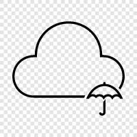 raincoat, rain gear, waterproof, protection icon svg