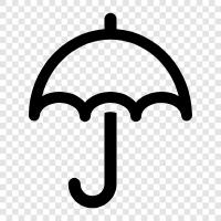 Regenmantel, Schutz vor Regen, Regenausrüstung, Regen symbol