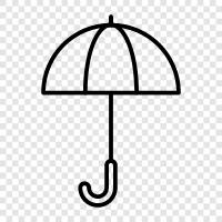 raincoat, coat, cover, Umbrella icon svg