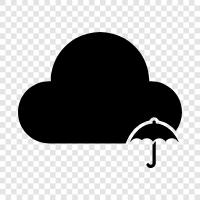 raincoat, protection, Umbrella icon svg