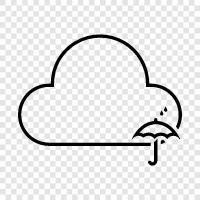 raincoat, waterproof, protection, Umbrella icon svg