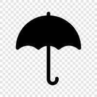 raincoat, protection from the rain, cover from the sun, Umbrella icon svg