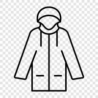 raincoat, raincoats, waterproof, coat icon svg