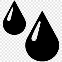 raindrop, droplet, rain, drops icon svg