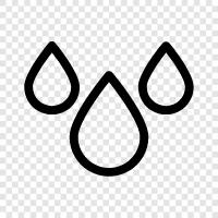 raindrop, droplet, mist, splash icon svg