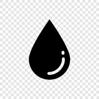 raindrop, droplet, rain, water droplet icon svg