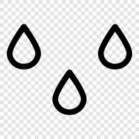 raindrops, droplets, water droplets, rain icon svg