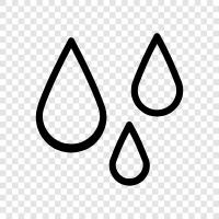 Regen, Wasser, Zisterne, Einzugsgebiet symbol