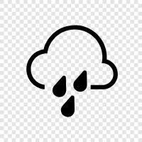 rainfall, drops, pouring, mist icon svg