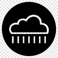 raining, wet, humidity, thunderstorm icon svg