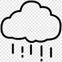 raining, wet, cloudy, thunder icon svg