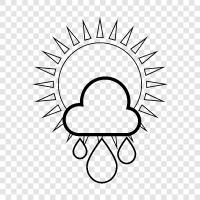 yağmurlu bir gün, weather, clouds, forcast ikon svg