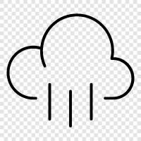 rainy day, wet, precipitation, weather icon svg