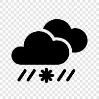 rainy day, rainy season, overcast, cloudy icon svg