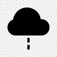 Rainy, Drizzle, Shower, Fog icon svg