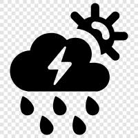 rainy weather, weather forecast, forecast for today, tomorrow icon svg