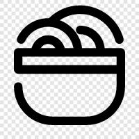 Ramen, Chow Mein, Udon, Soba icon svg