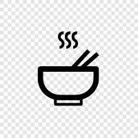 Ramen, Chinese noodles, Japanese noodles, Thai noodles icon svg