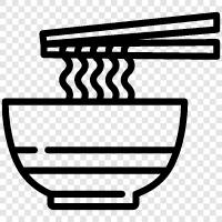 ramen, soup, Chinese, Japanese icon svg