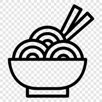 Ramen, Chow Mein, Chow Fun, Noodle Bar symbol