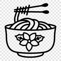 ramen, soba, udon, stir fry icon svg