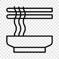 ramen, soba, udon, satay icon svg