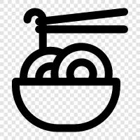 Ramen, Spaghetti, Chow Mein, Udon icon svg