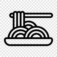 Ramen, Chow Mein, Chow Fun, Egg Noodle icon svg