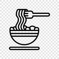 ramen, udon, soba, spaghetti icon svg