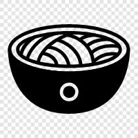 Ramen, Chow Mein, Chop Suey, Fried Rice icon svg